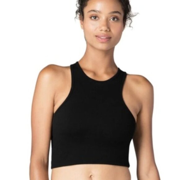 BEYOND YOGA Studio Space-Dye Cross-Back Tank Top - Picture 1 of 7
